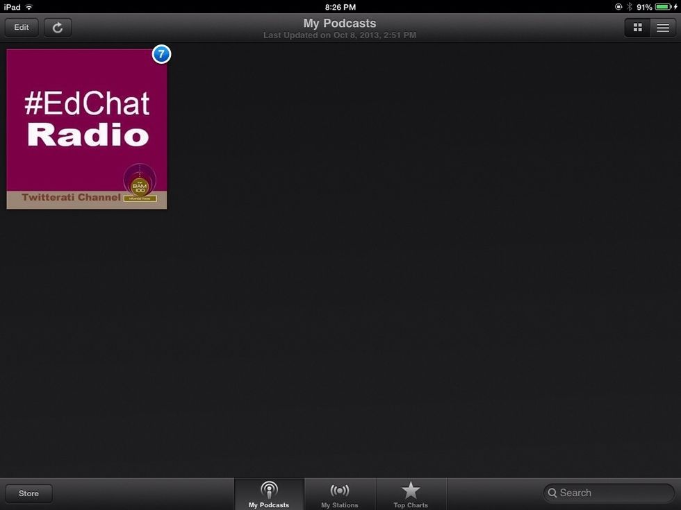 Now this subscription is in my Podcasts app and I can open it anytime and listen.