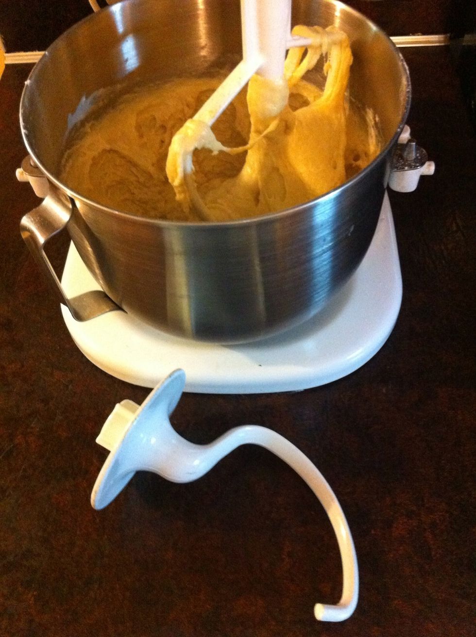 Now time to get out the dough hook.