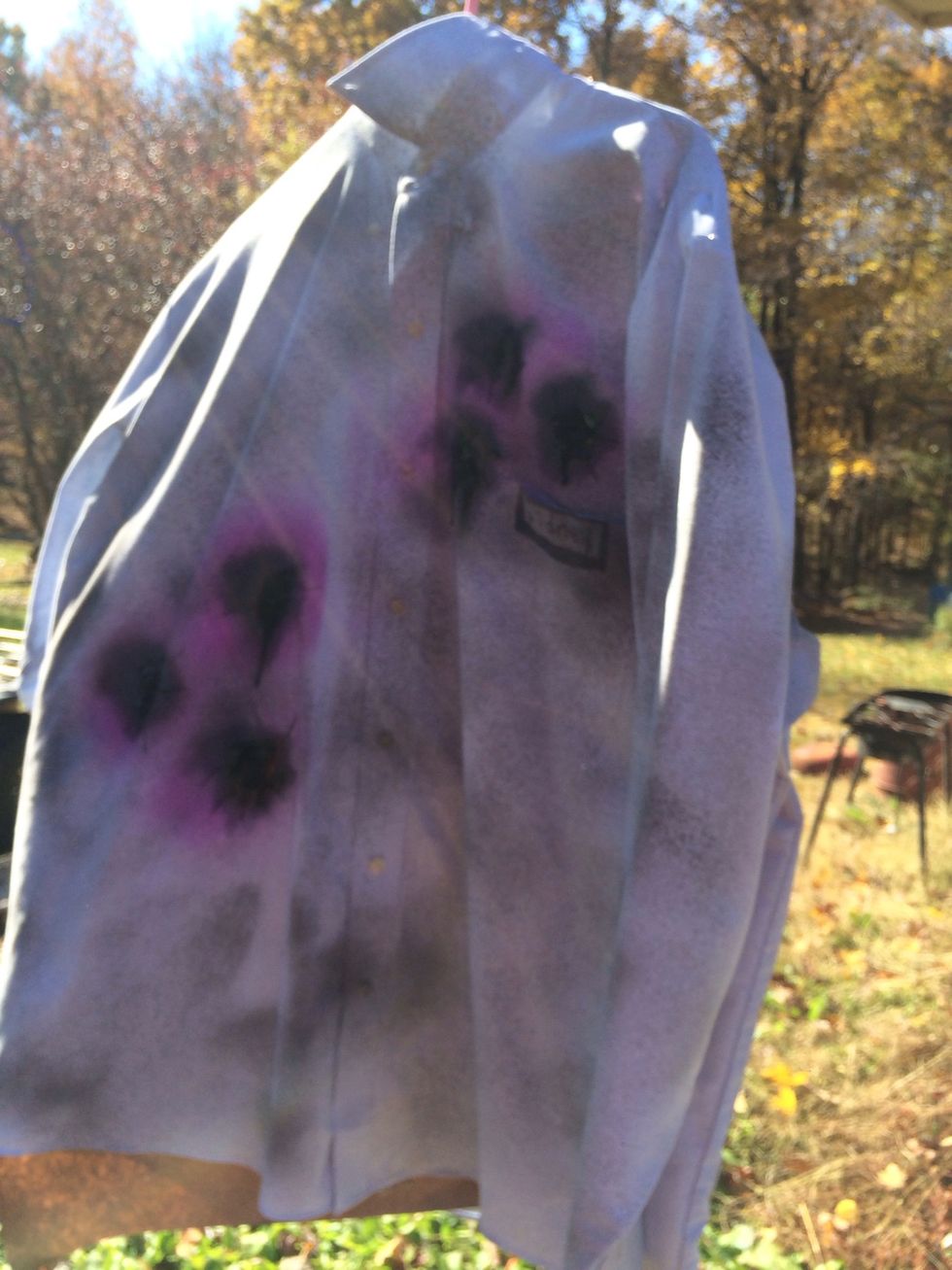 Now to let it dry in the sun. \ud83c\udf1e