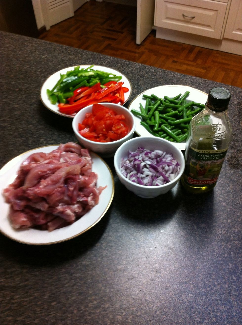Now to put into the pot to cook!