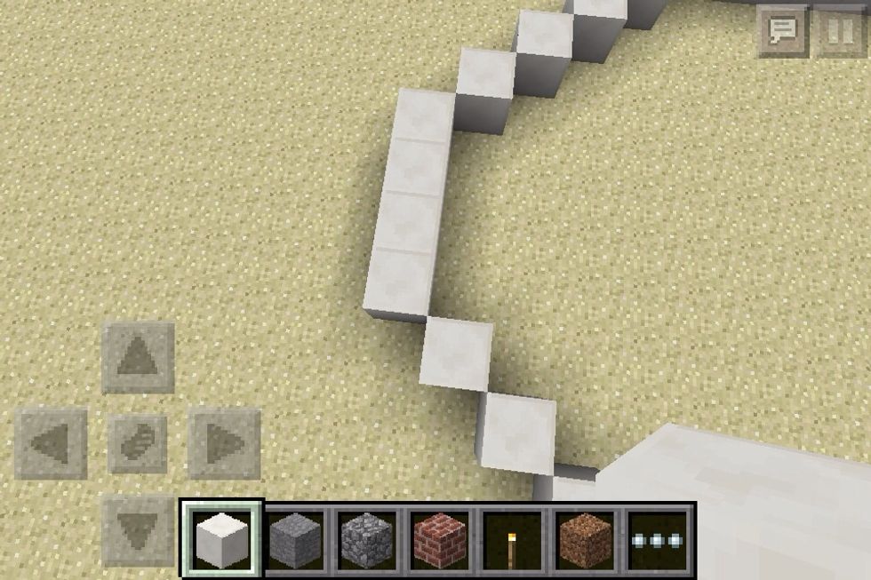 Now to start to make a new shape my adding a hole if two agian