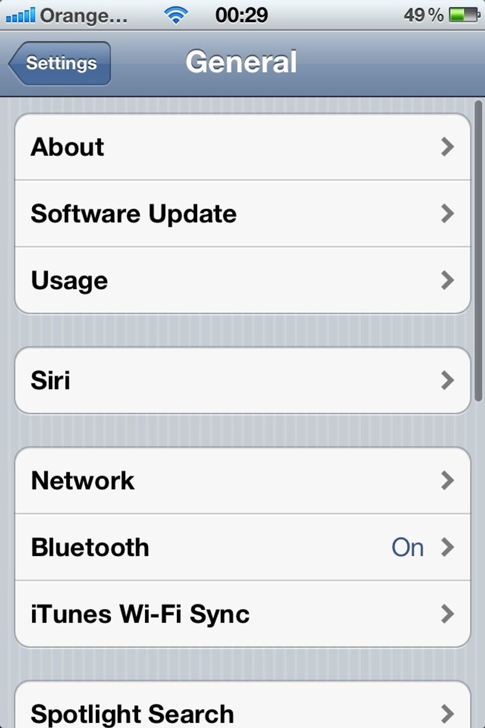 Now to tackle the bluetooth tab. Ok lets click on it