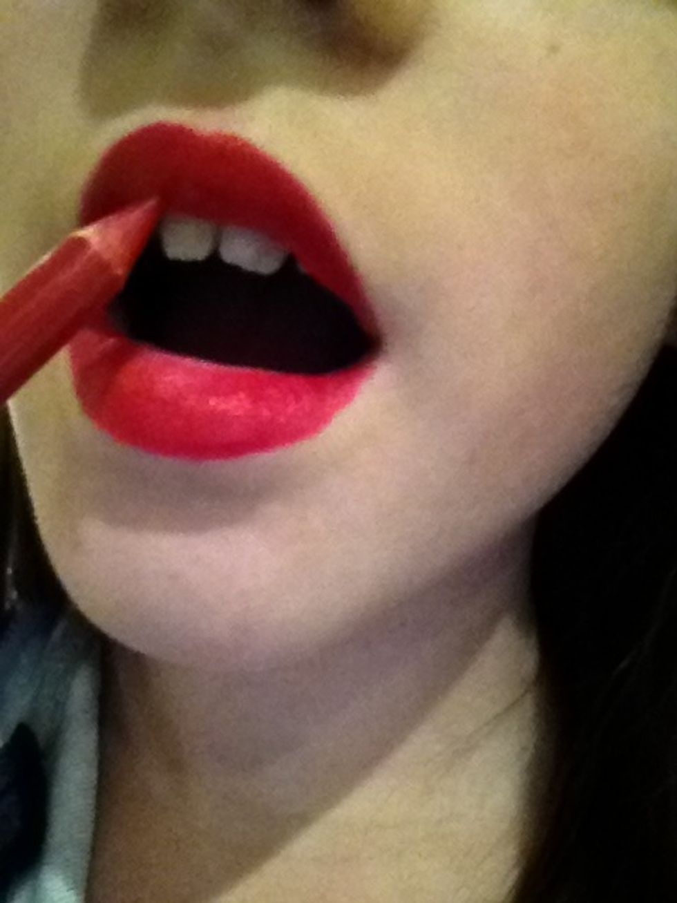 now top lip