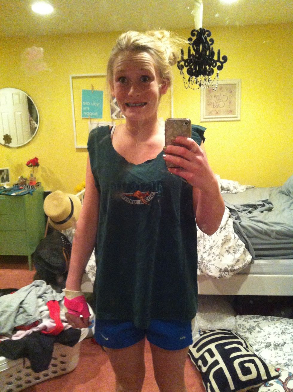 Now try it on and make sure that everything looks right(: