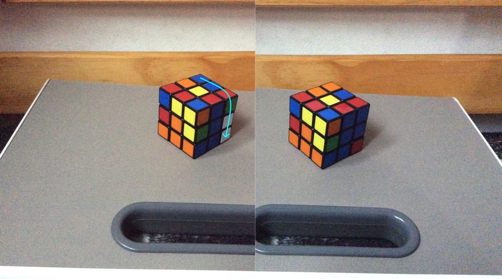 Now, turn the side back down.