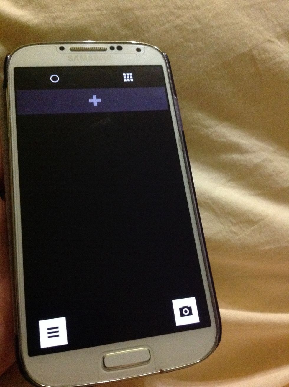 now u click the + button on above and choose the photo u want to edit.