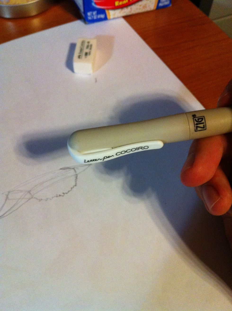 Now use a black marker