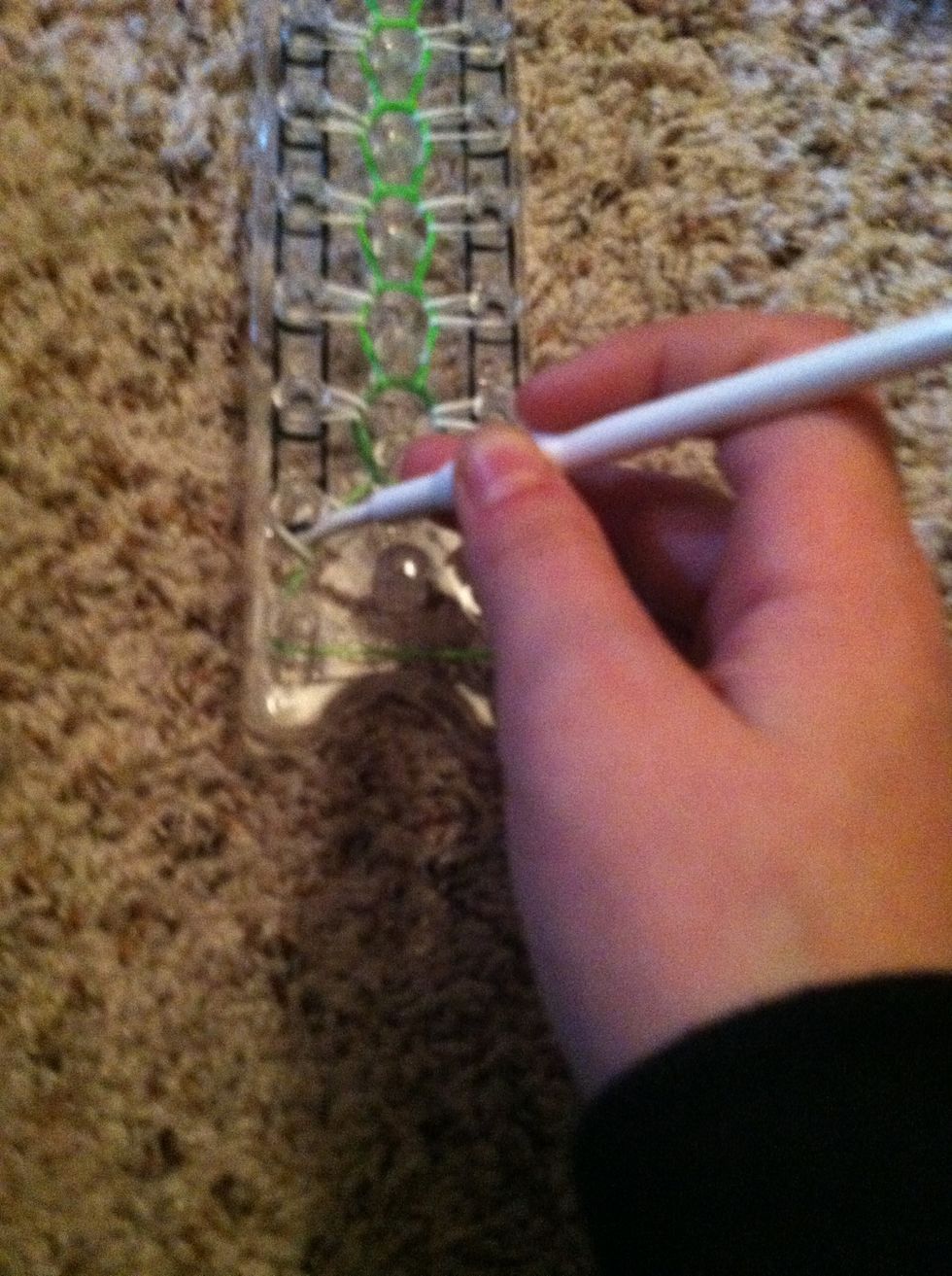 Now we are hooking the black.