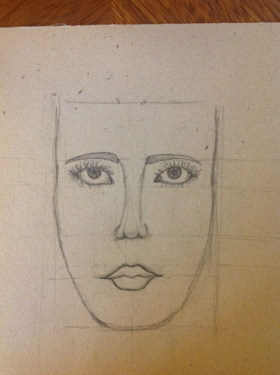 Now we are into details. Put data ills in the eyes. Put color in the pupils and eyelash.