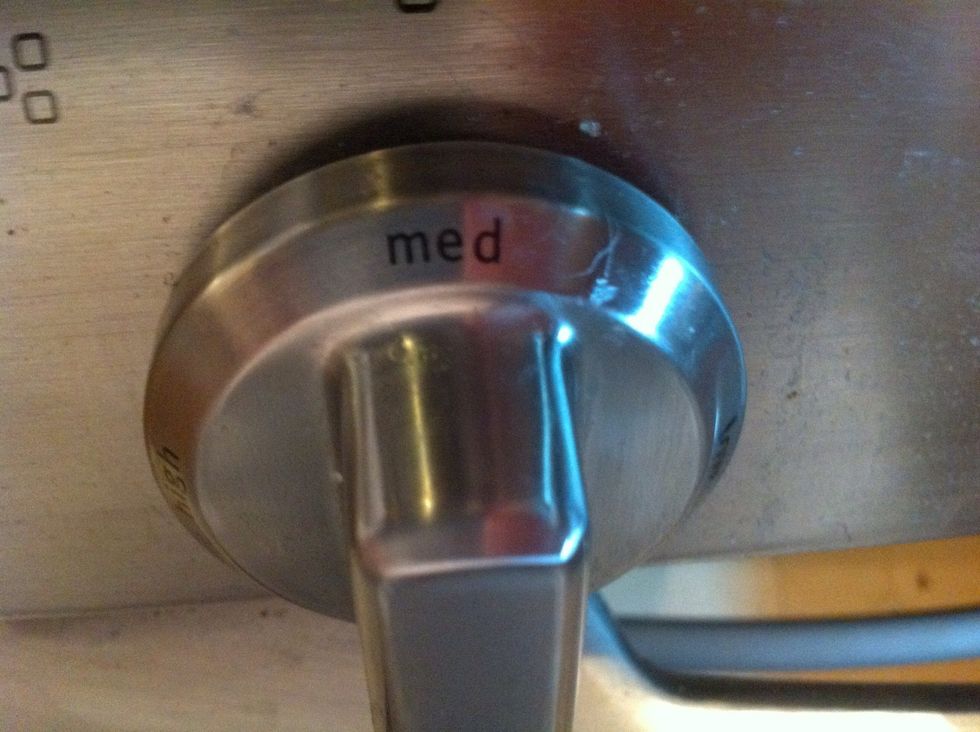 Now we are ready. Warn everyone that you are starting the fudge. Do not leave this. Start heat on medium.