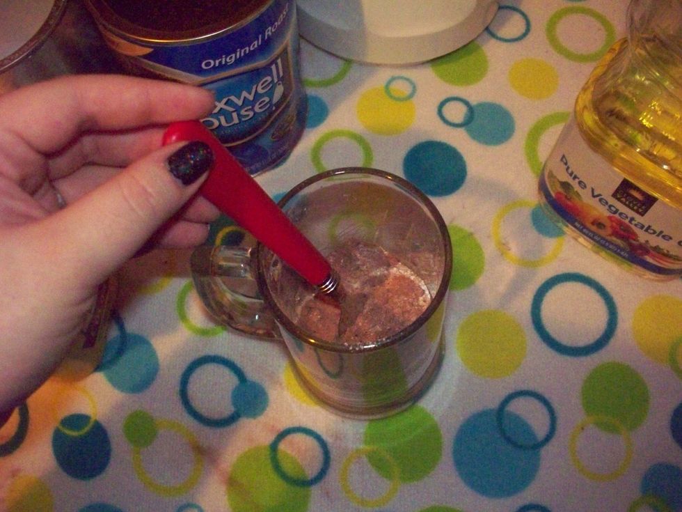 Now we can stir all of the dry ingredients together!