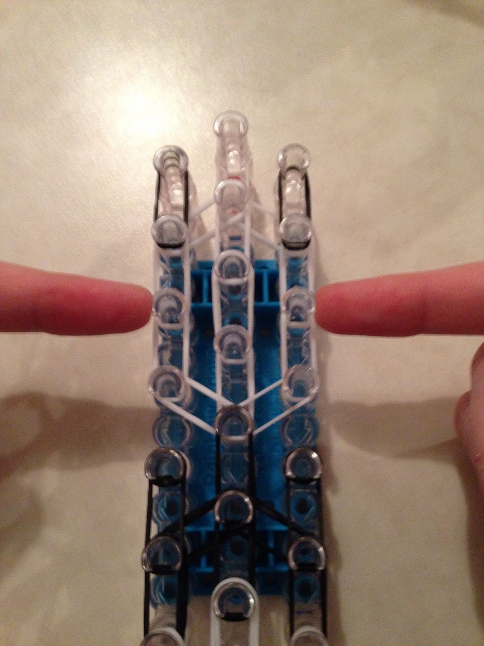 Now we will cap These 2 pegs that will create the eyes