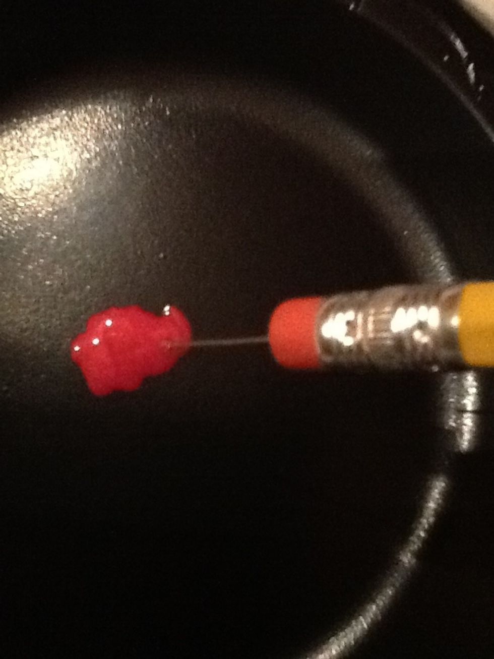 Now wet pin with different color nail polish