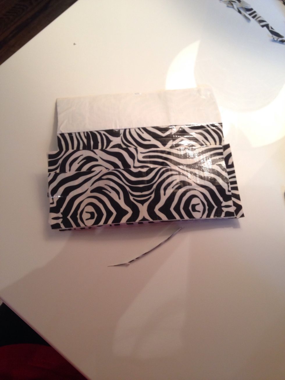 Now width: thus in the picture is a little to long, you want it to be a bit shorter than the edges