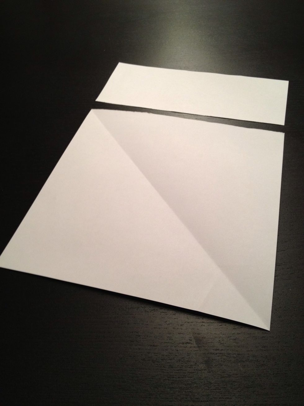 Now you a have a perfect square paper. Let's start folding!