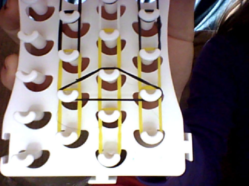 Now you add triangles SKIP THE FIRST TRIANGLE