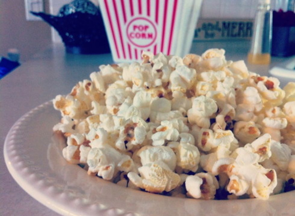 Now you are done, go and enjoy your popcorn.