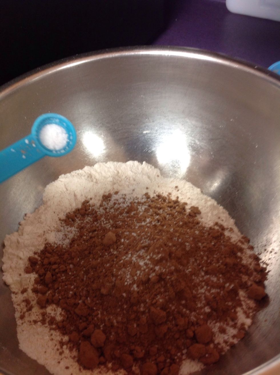 Now you are going to add your salt