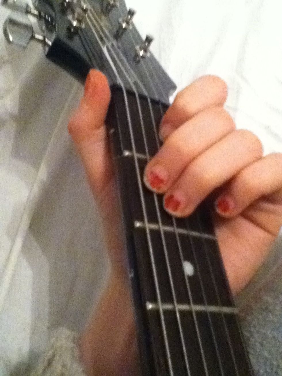 Now you are going to learn an E major.