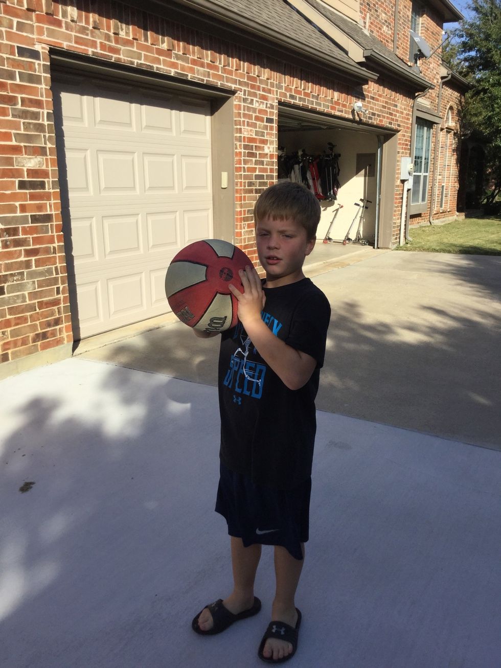 Now you are ready to shoot the ball in the hoop