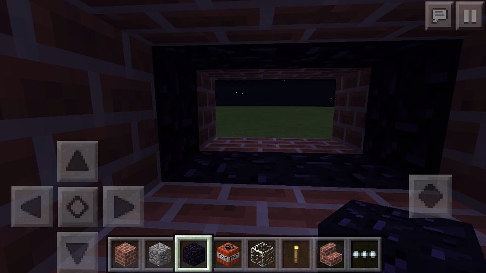 Now you can decorate the house. Remember that if you put in Windows, to put obsidian around it as shown in the picture above. This will also help the story.