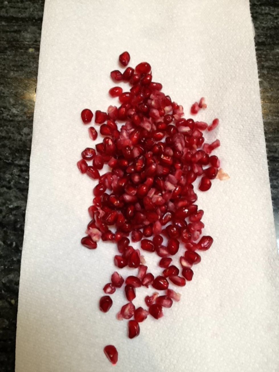 Now you can eat the aril, use them for a recipe or put them into the fridge in dry paper towels and some tupperware. They will last up to a week in the fridge but the first few days are the tastiest!