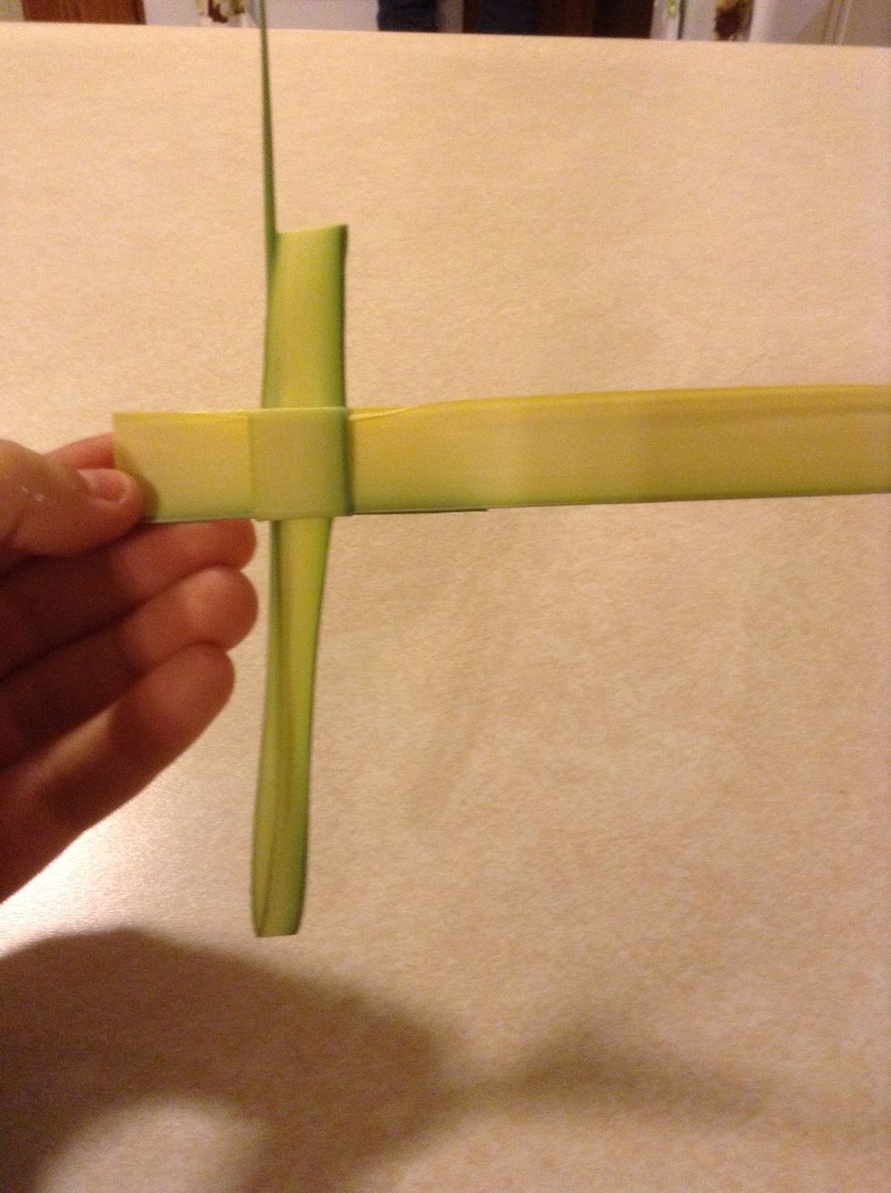 Now you can fold it back under the flap again so the arms are the desired length.