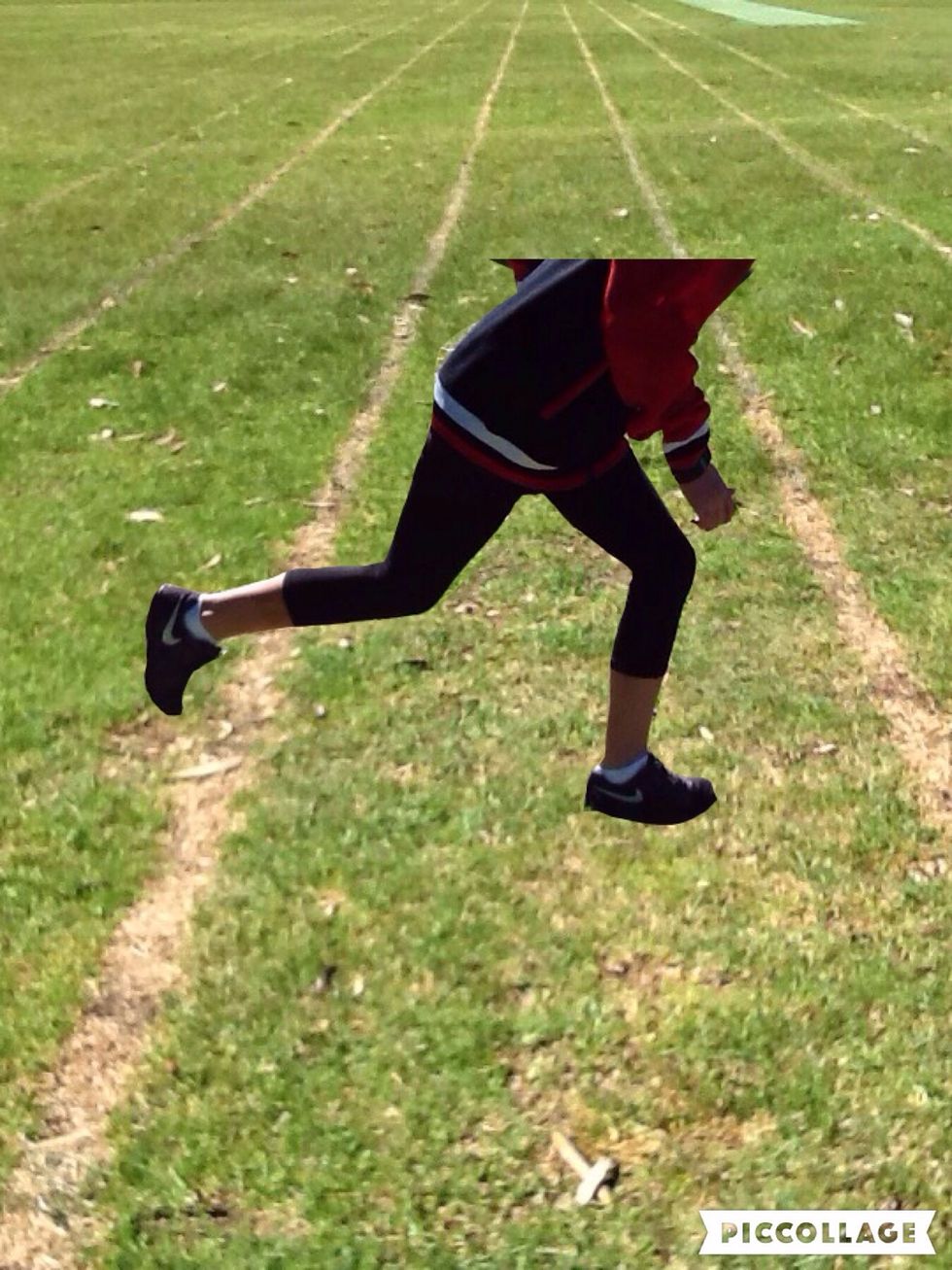 Now you can properly sprint your track! Keep practising and it's guaranteed you will improve!