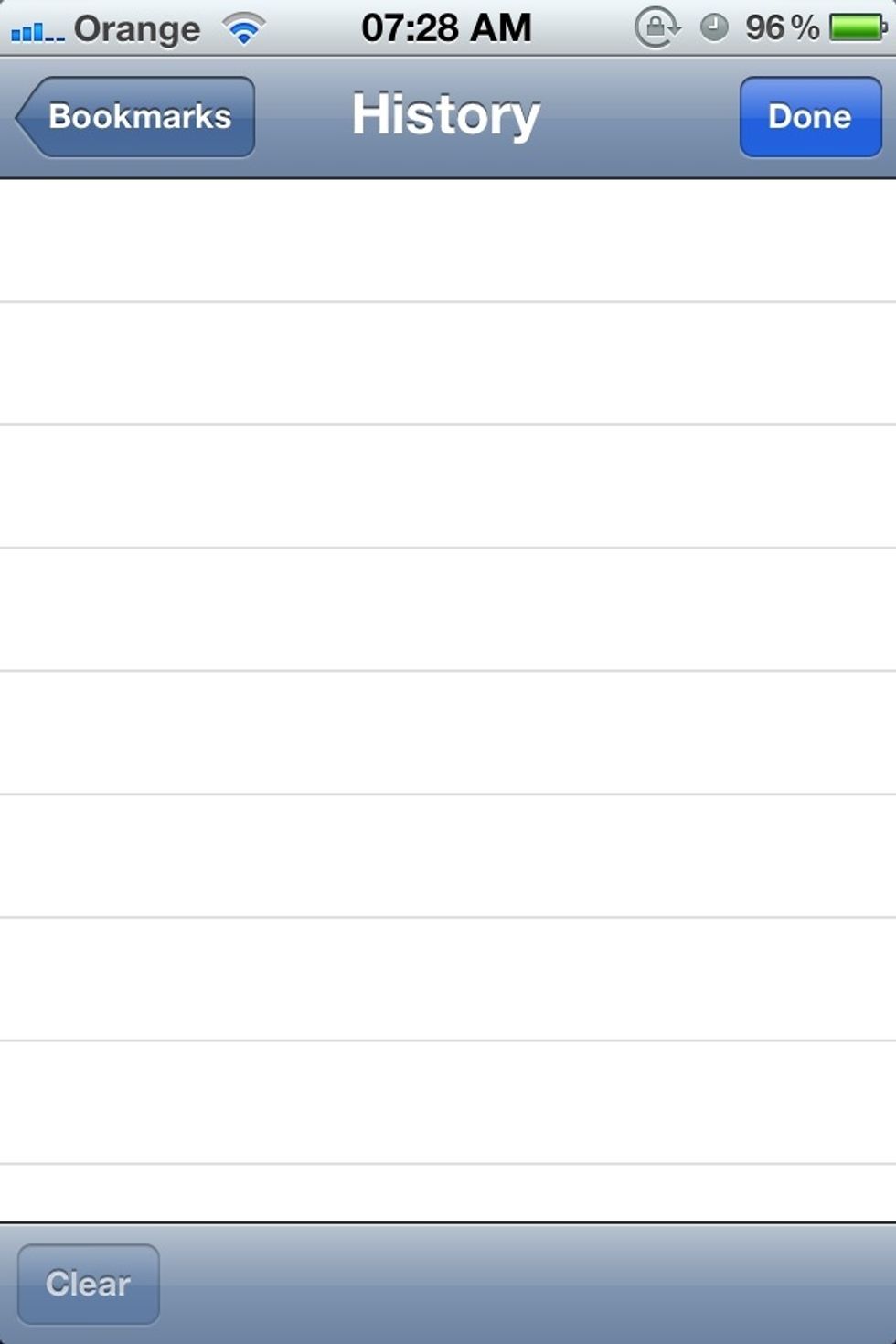 Now you can search the web and it will not be recorded in the history.