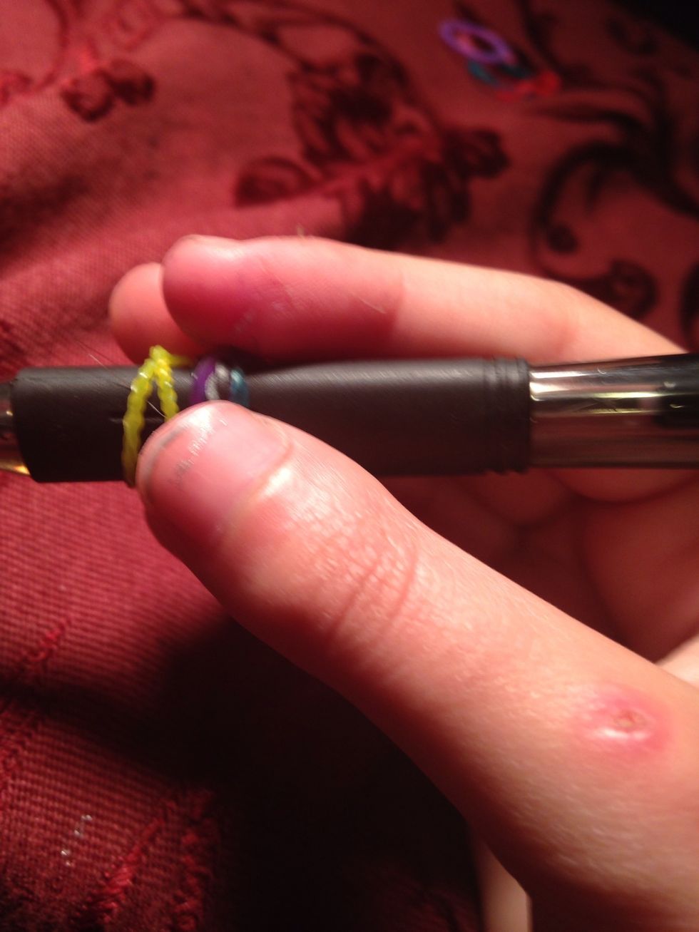 Now you can write with a fancy pen grip on your pen