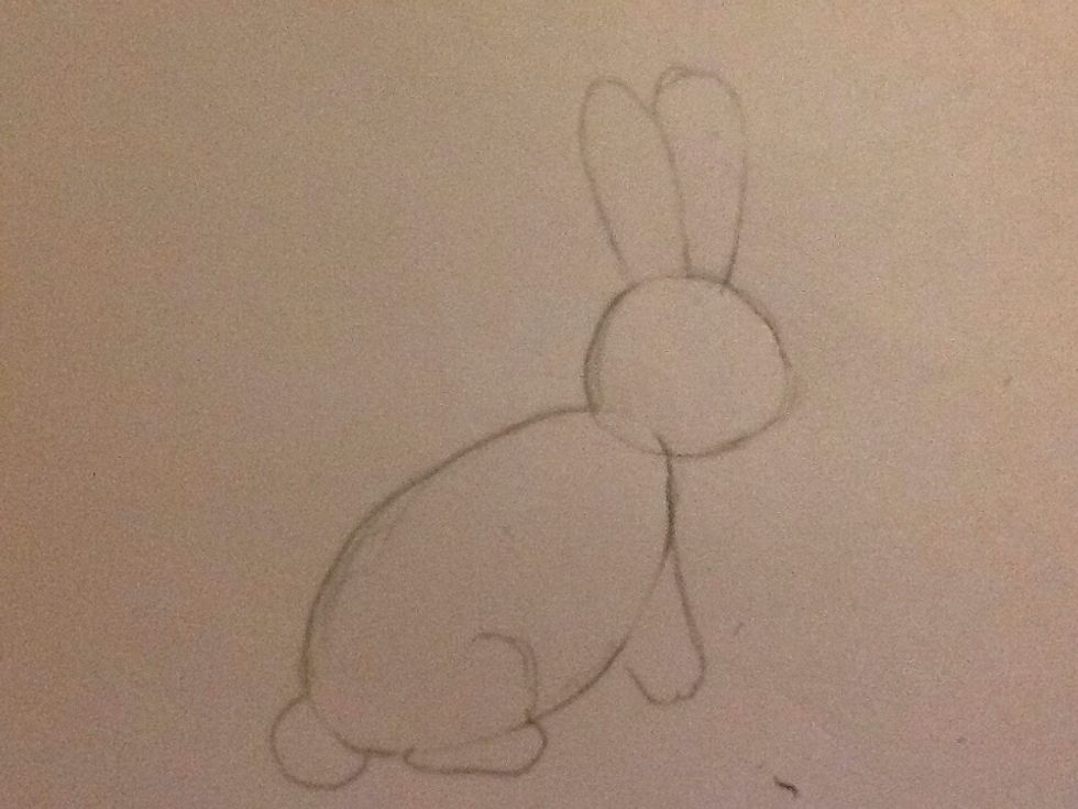 Now you erase all lines except the outside lines.