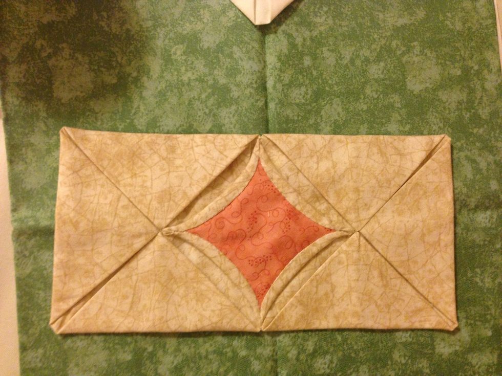 Now you have a cathedral window pane.