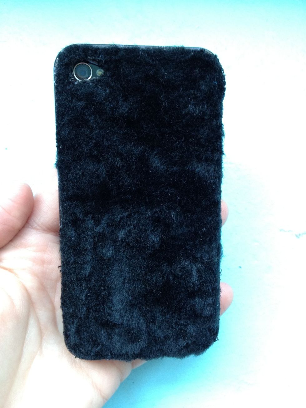Now you have a faux fur iPhone case!