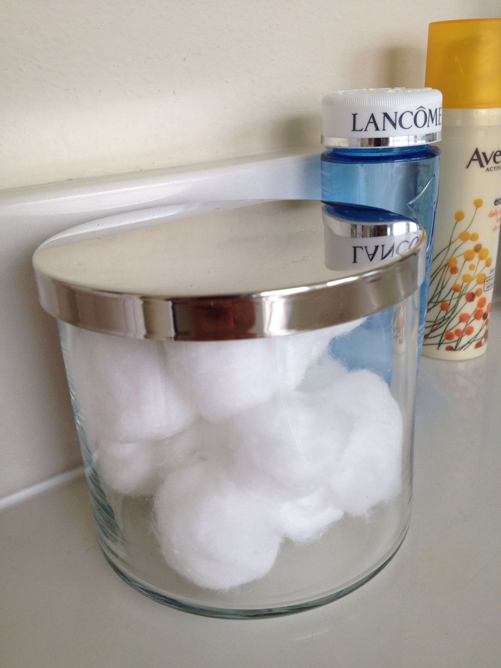 Now you have a jar to reuse and put in anything your heart desires.  :-))