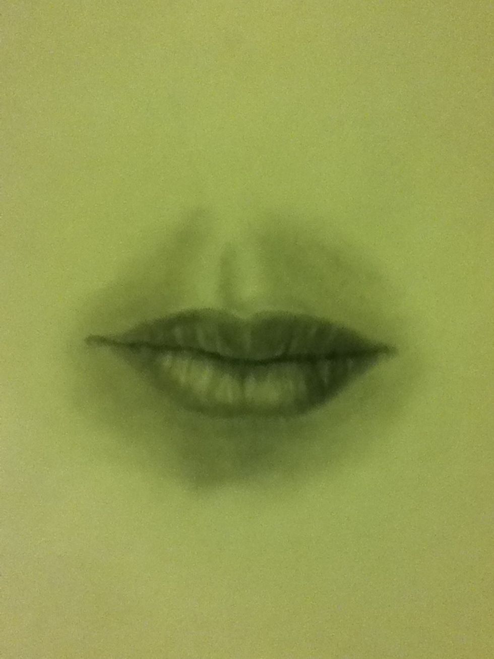 Now you have a nice set of lips;)