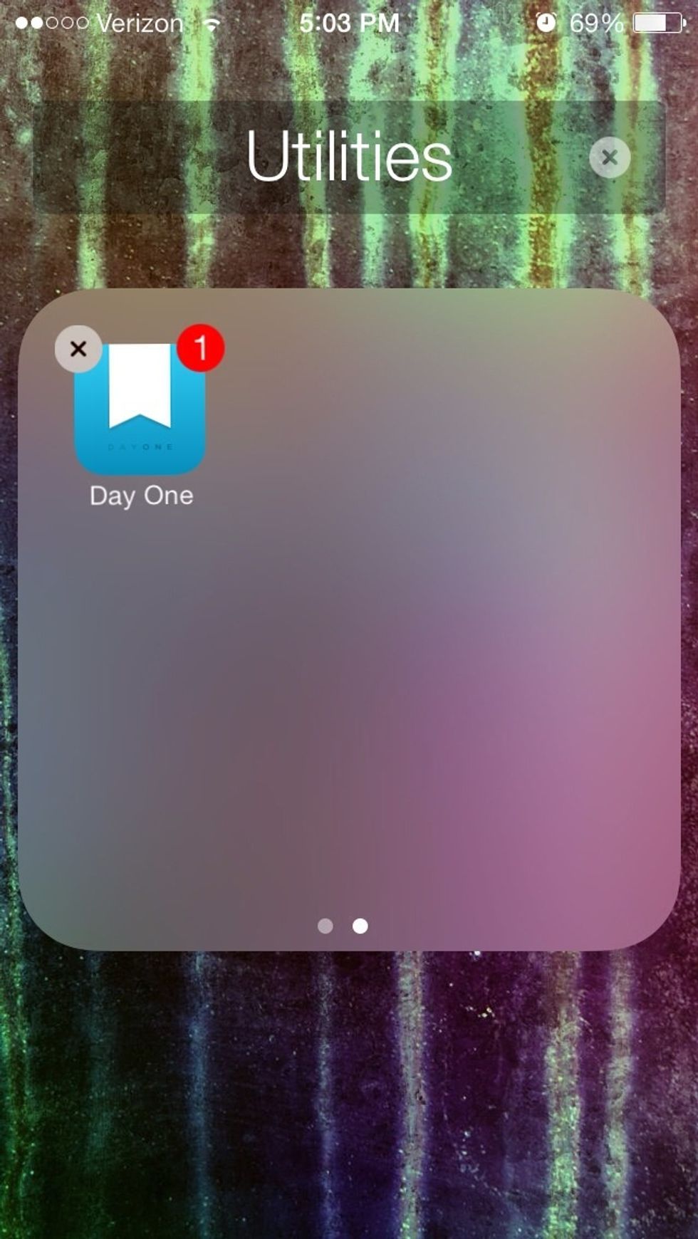 Now you have a second page and it's hidden, because if there are few apps on the first page, then no one would think to look for a second one.