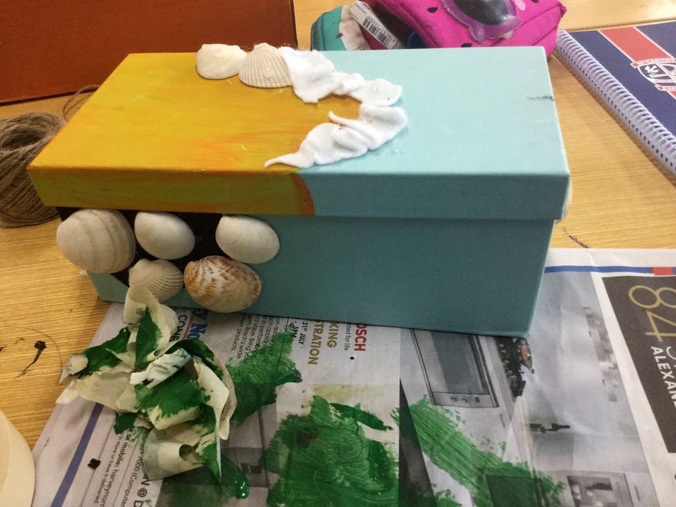 Now you have a Stunning beach inspired box to help lift up your room.A perfect place to store your most loved memories.......forever.