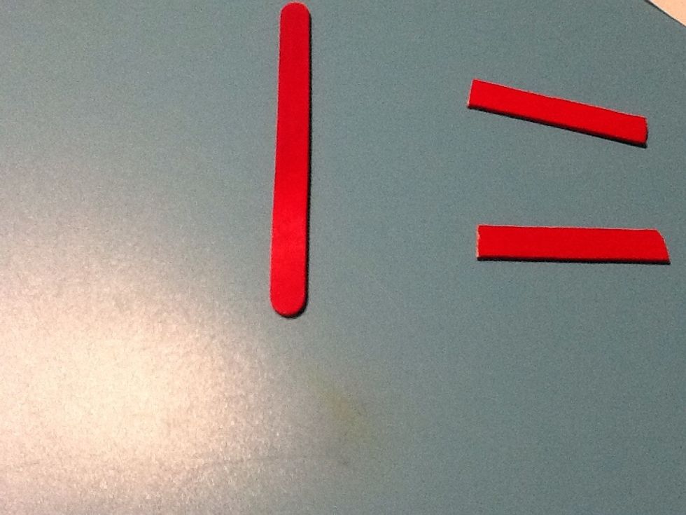 Now you have a total of three sticks