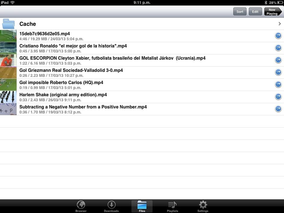 Now you have all downloaded videos here, and you can watch it offline.