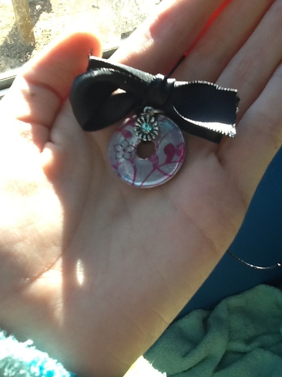 Now you have just finished your Washer Necklace!