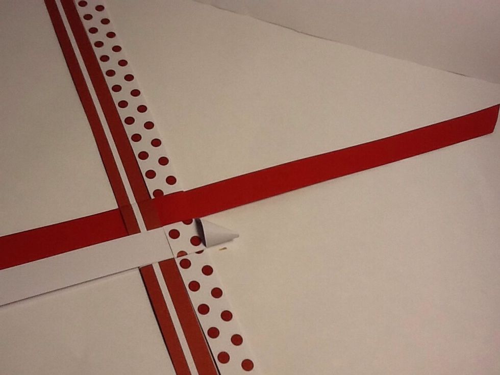 Now you have one triangle (I will call these flat triangles because they are not 3D)