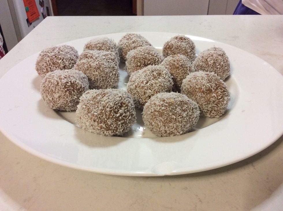 Now you have successfully baked delicious chocolate balls you can put them into the fridge for 1 hour or just have it soft. Your final step is enjoy these mouthwatering desserts. \ud83c\udf6b\ud83c\udf6a