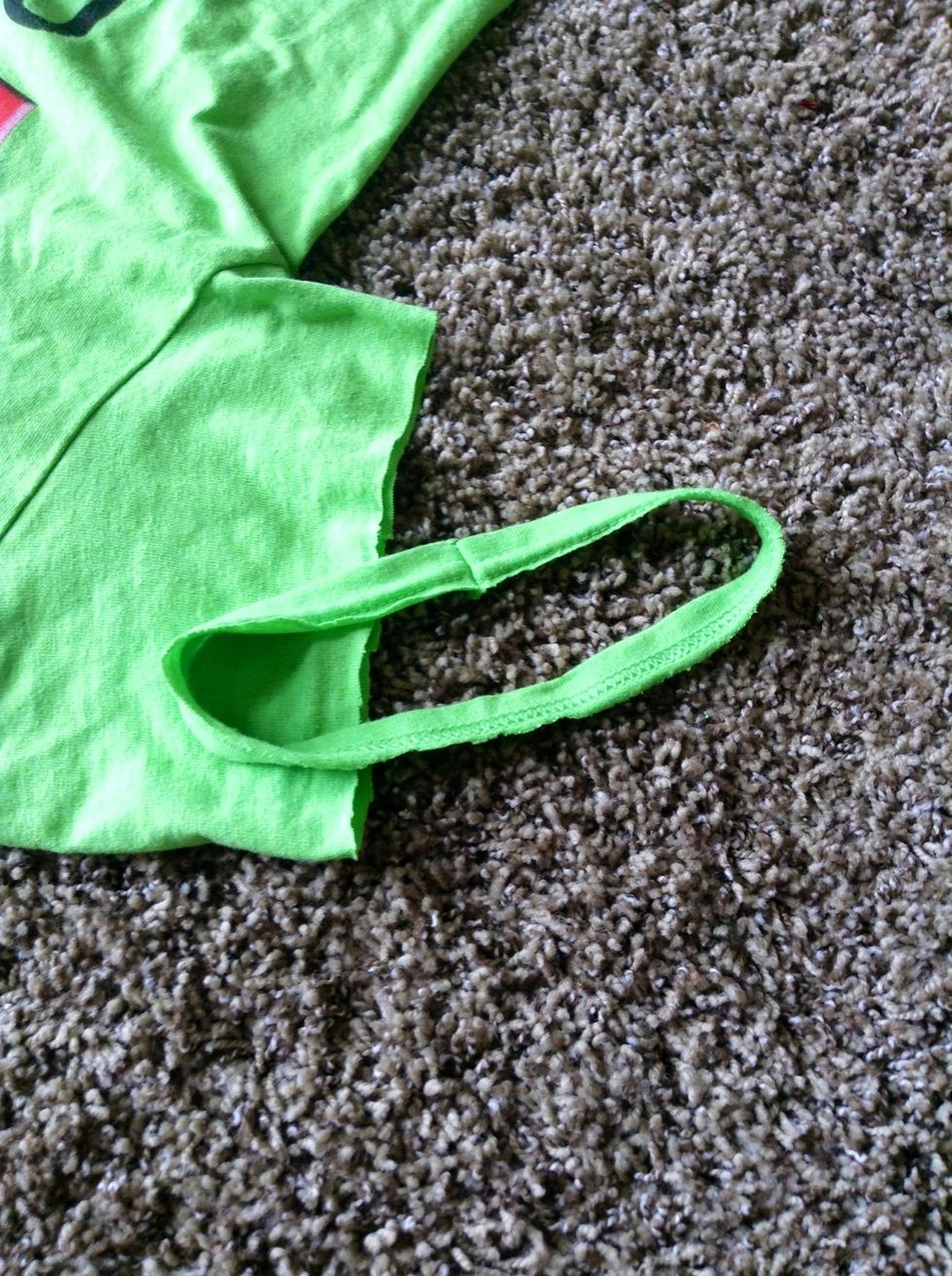 Now you have the seam.