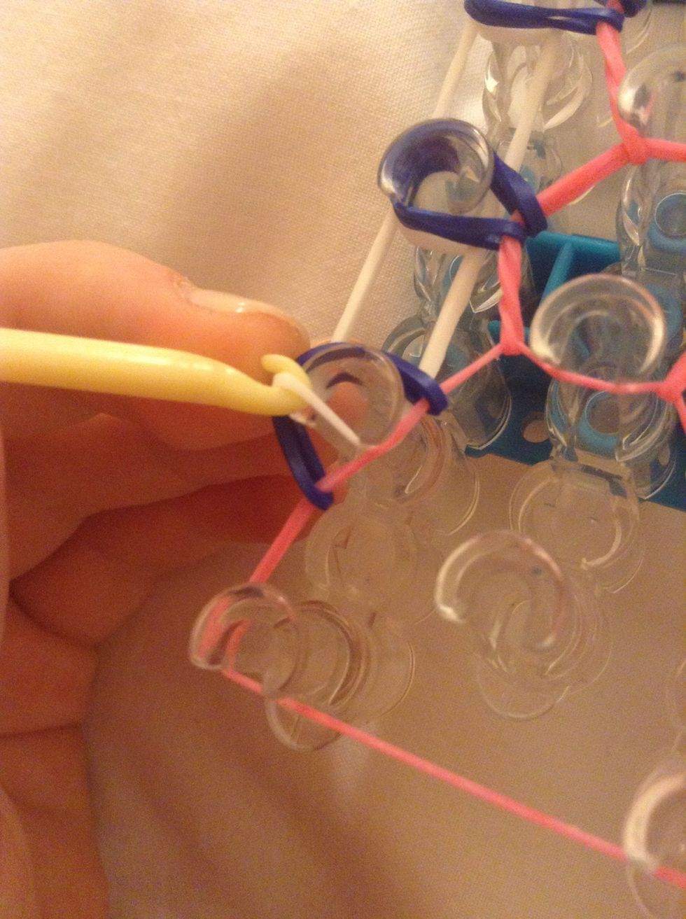 Now You Have To Take The White Band And Pull It Over