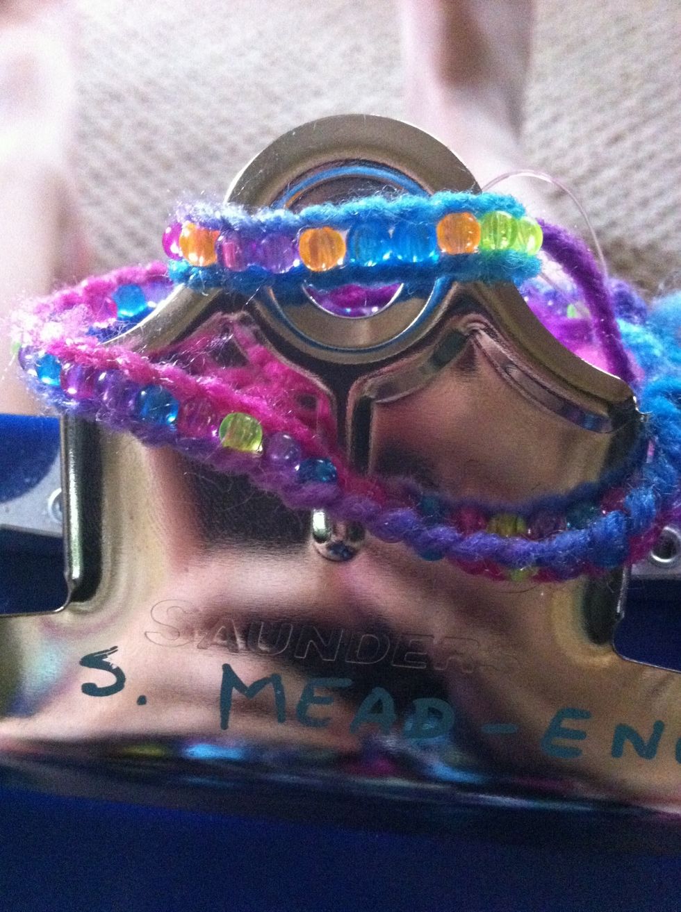 Now you have your finished bracelet (or ring) using this beaded pattern!!