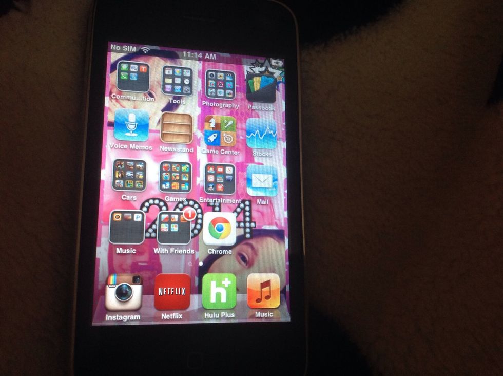 Now you have your home screen