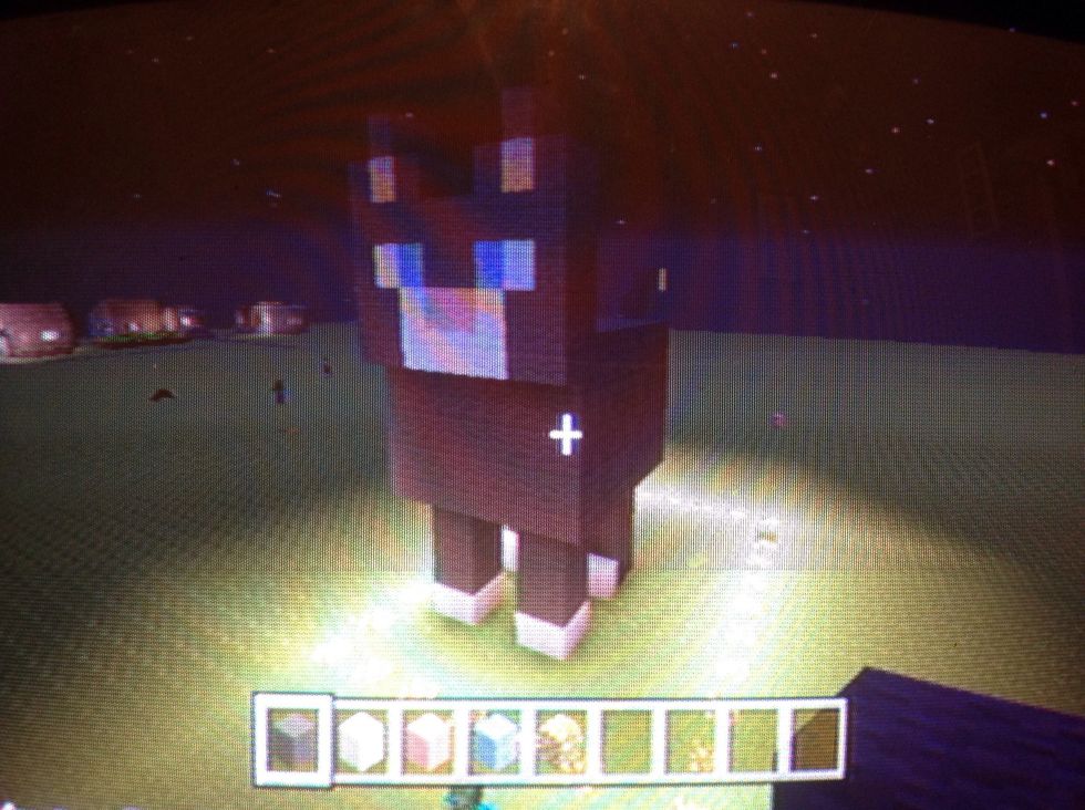 Now , you have your minecraft cat .