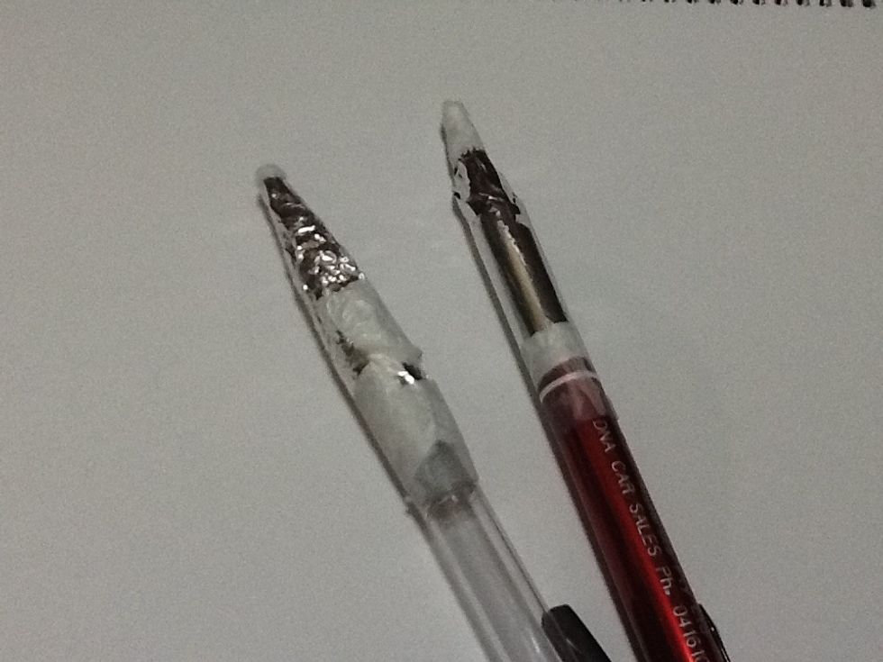 Now you have your stylus, enjoy surfing the web or drawing on your device!  WARNING: Results may vary of working or not. It depends on which pen you use.
