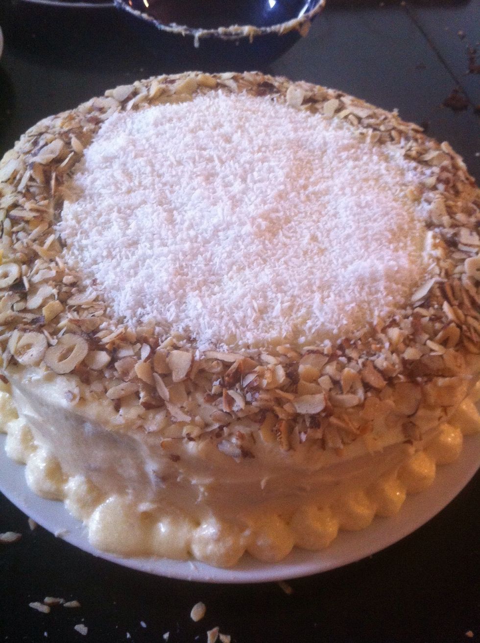 Now you just made a beautiful carrot cake