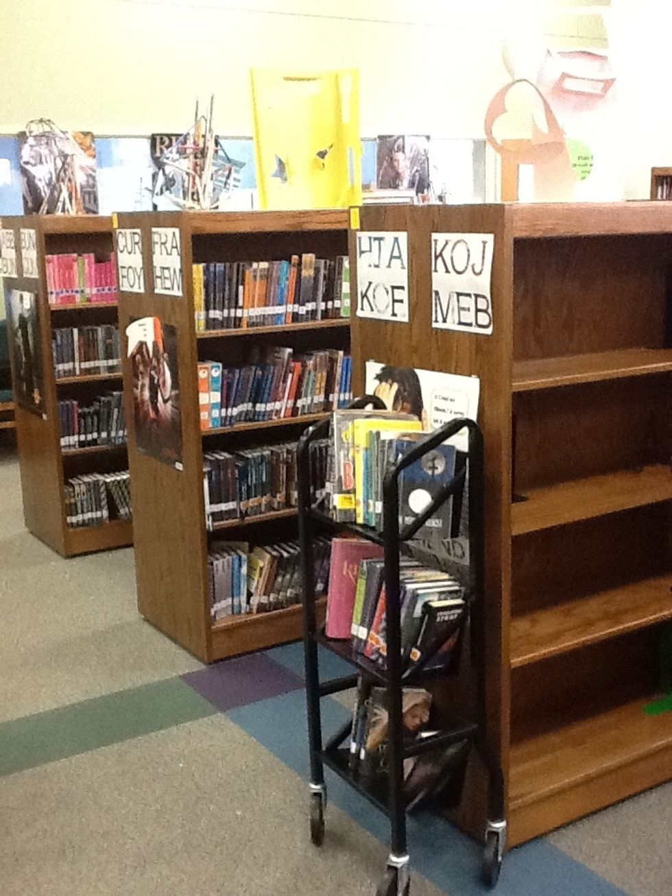 Now you know how to shelve a fiction book!